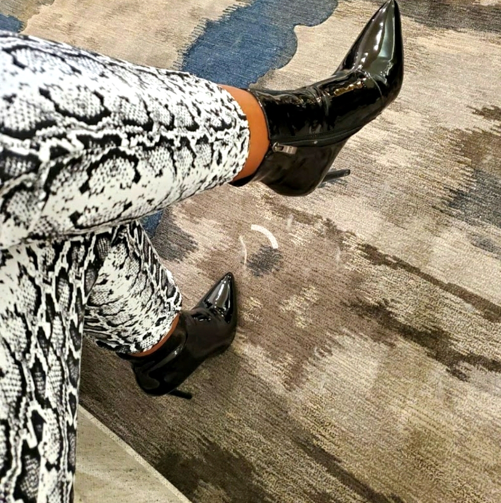 Snakeprint Fitted Joggers